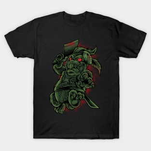 Monster Animals - Horror Axe Bunny T-Shirt